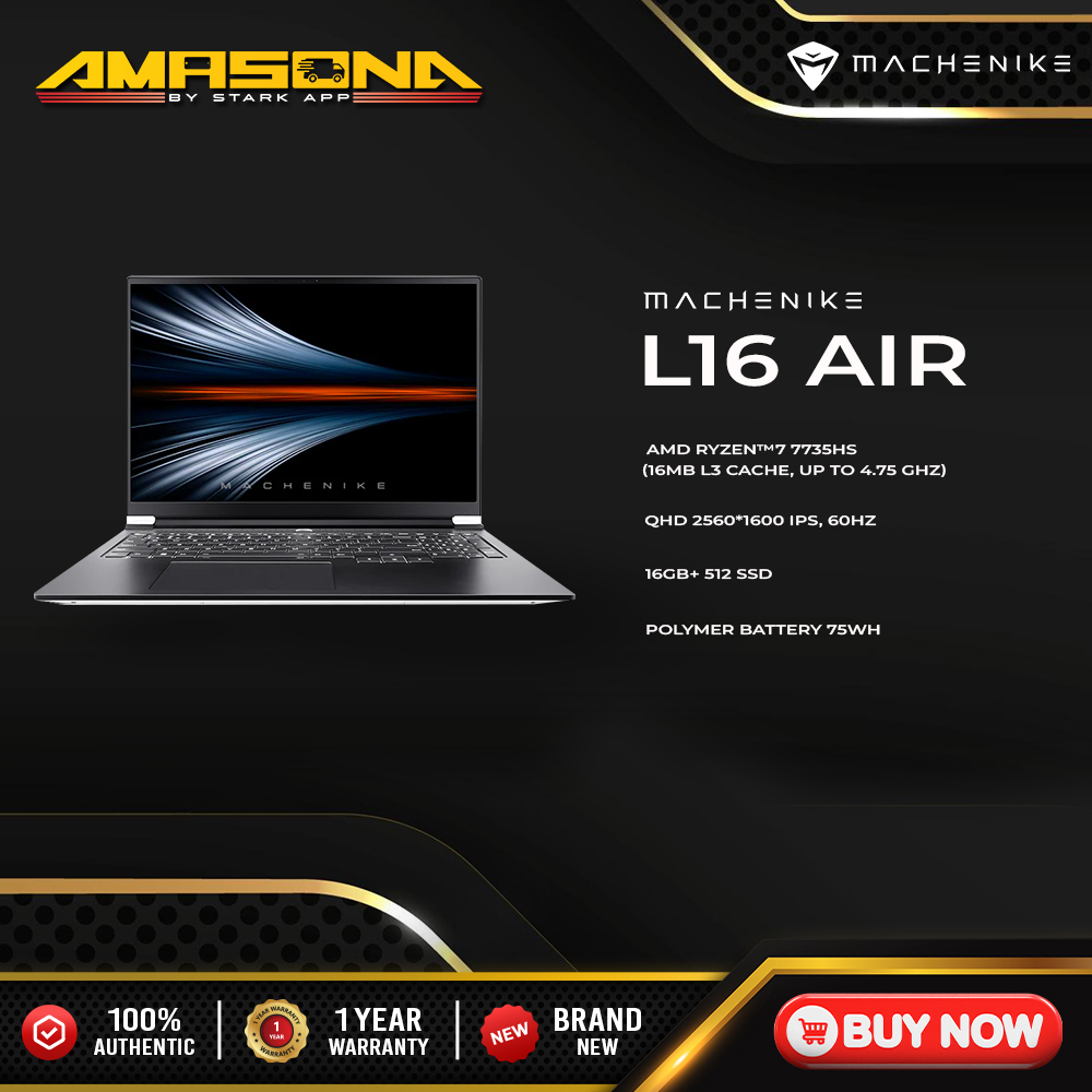 Machenike L16 Air (R7-7735H) 16GB+512 SSD